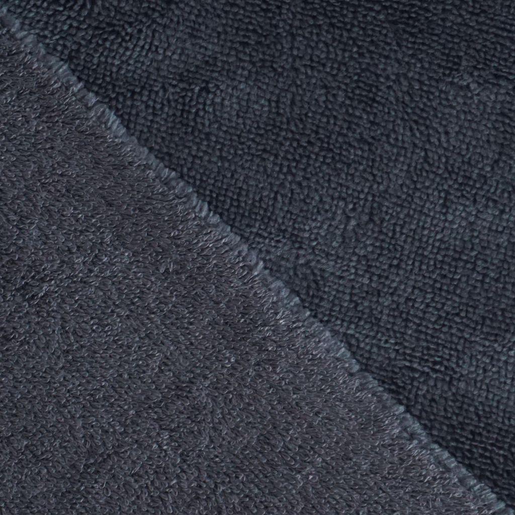 Bambus-Fleece Frottee Doubleface dunkelgrau
